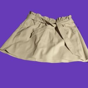 Eloquii tie waist faux leather skirt sz 22 NWT